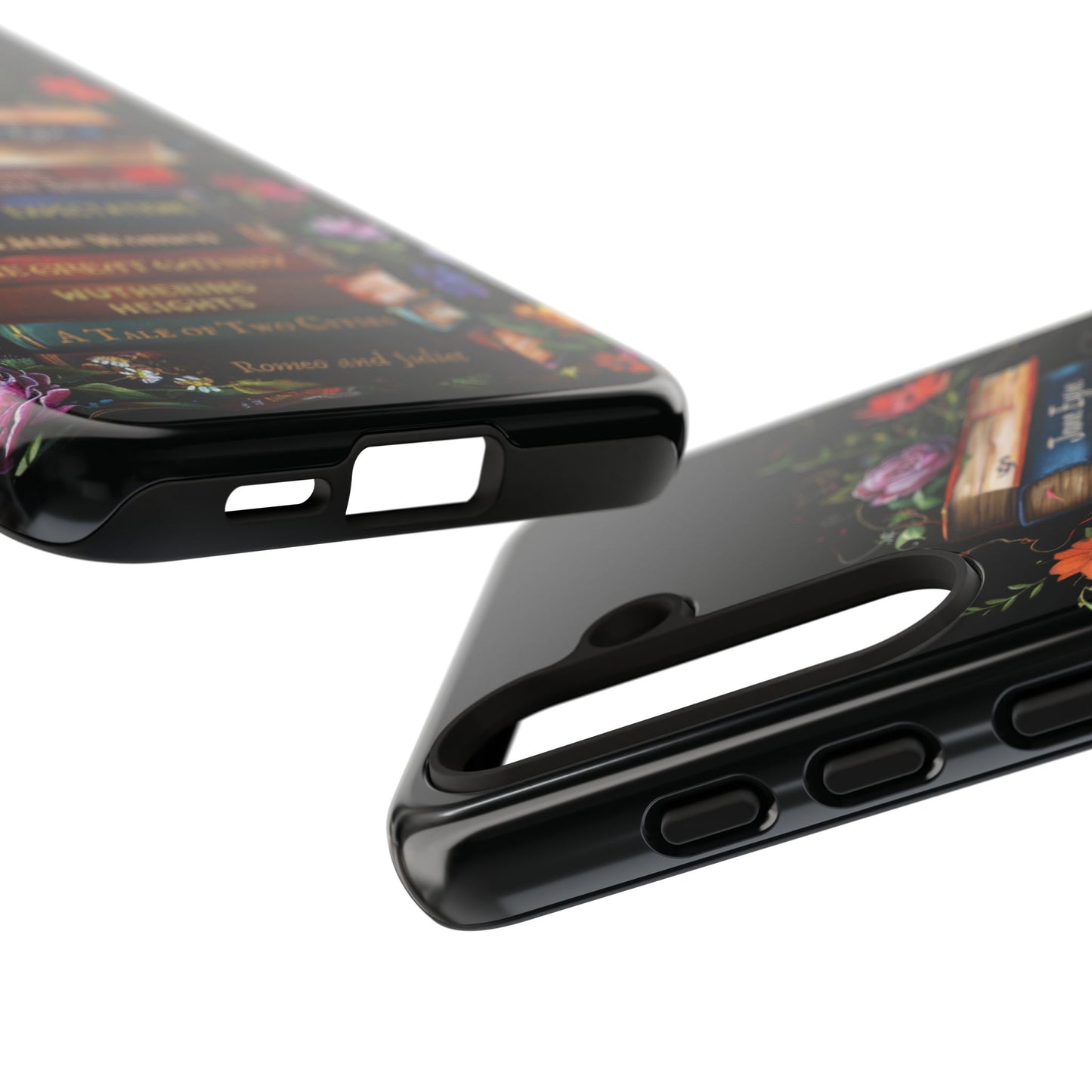 Eclipse Petals - Personalized Favorite Book Phone Case with Custom Bookshelf